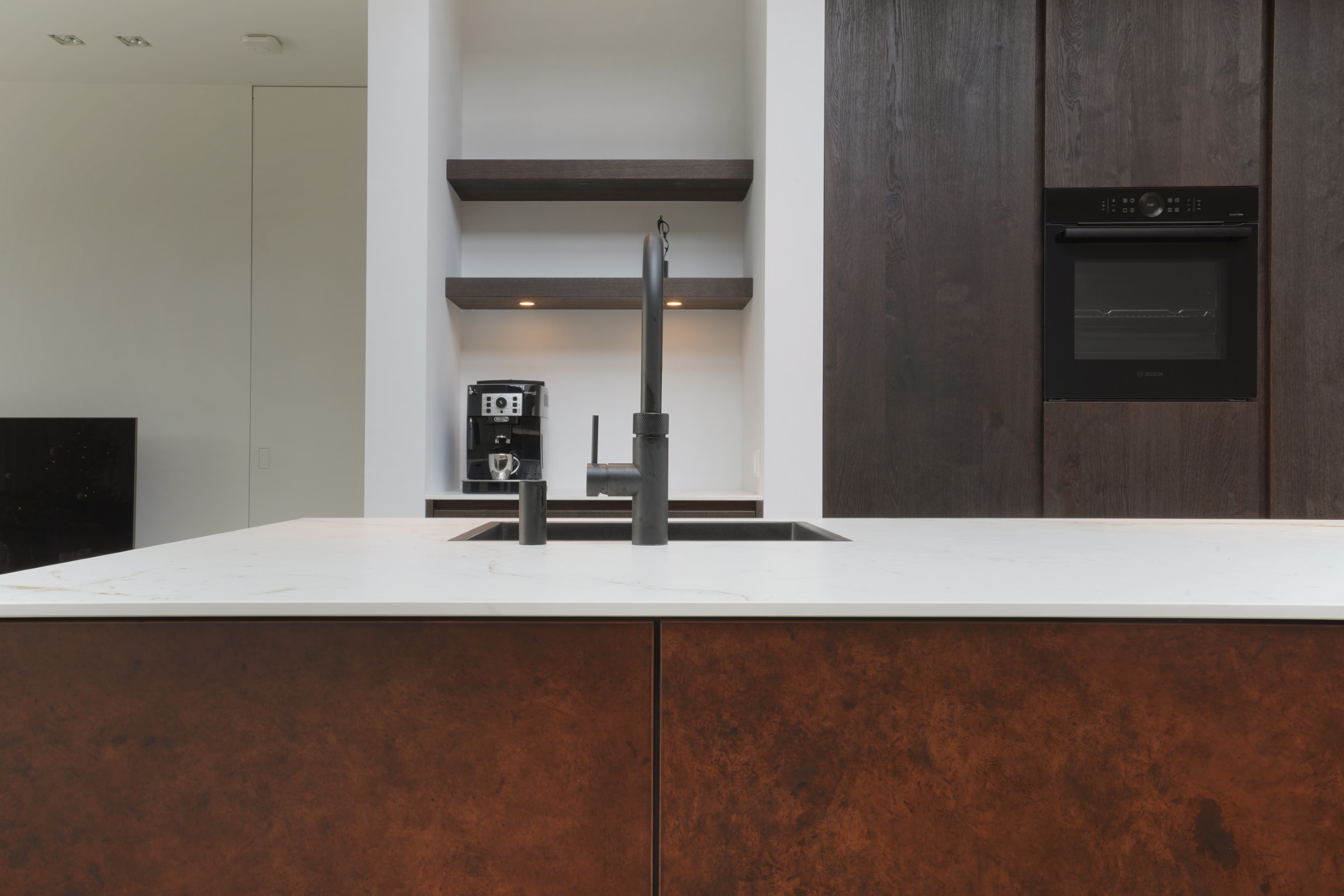 Keuken Vakmanschap Design VeroMetal® coating Innovatie Verfijning Duurzaamheid Luxe MeilingCoatings VeroMetal® spuitwerk Interieur