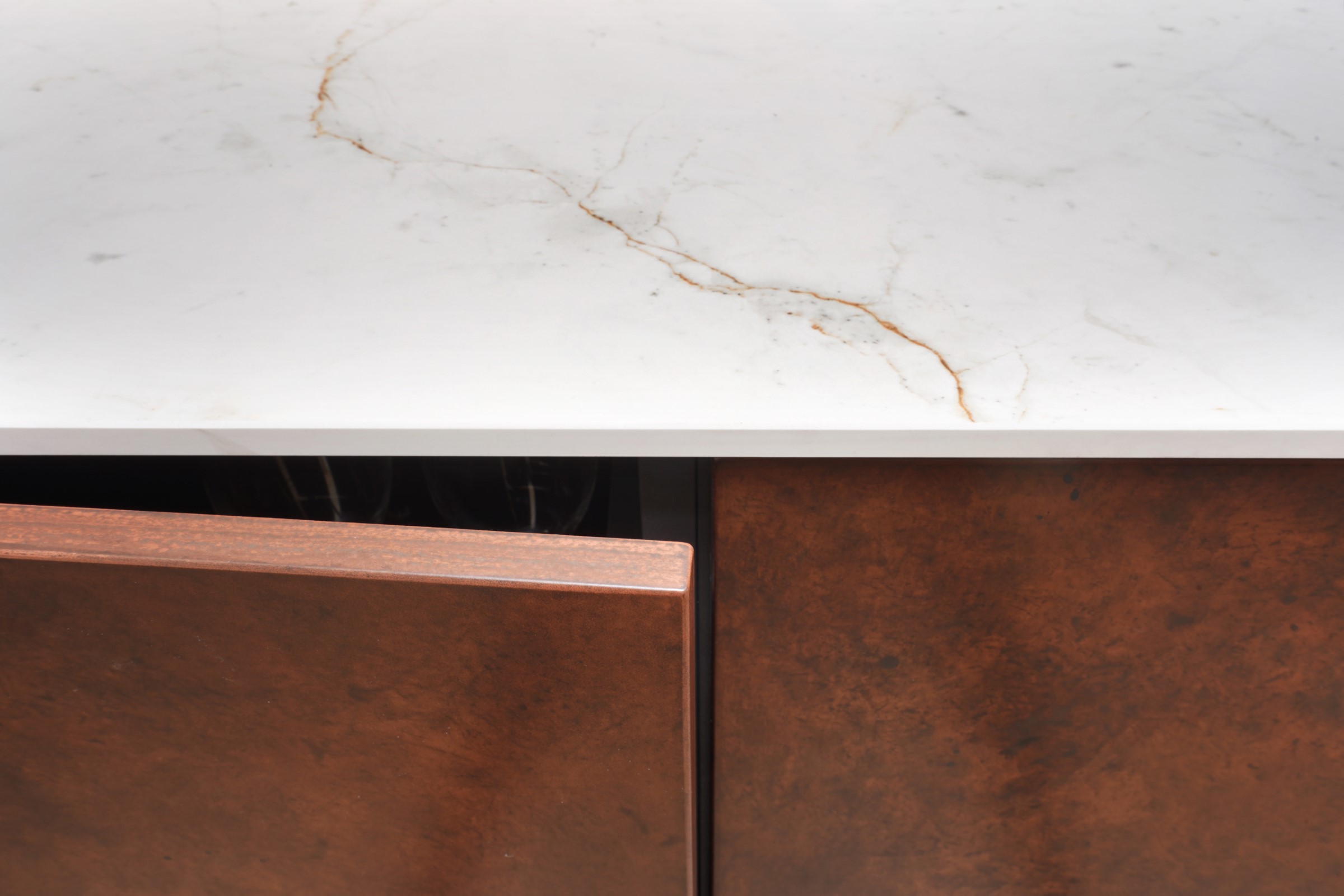 Keuken Vakmanschap Design VeroMetal® coating Innovatie Verfijning Duurzaamheid Luxe MeilingCoatings VeroMetal® spuitwerk Interieur